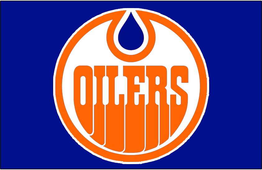 Edmonton Oilers 1974-1979 Jersey Logo fabric transfer version 2